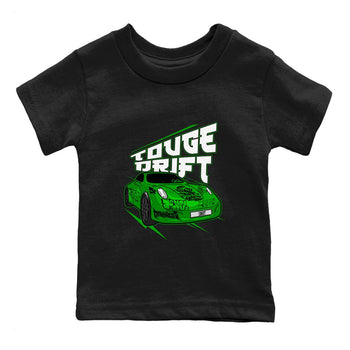Air Jordan 5 Lucky Green shirt to match jordans Touge Drift sneaker tees AJ5 Lucky Green SNRT Sneaker Release Tees Baby Toddler Black 2 T-Shirt