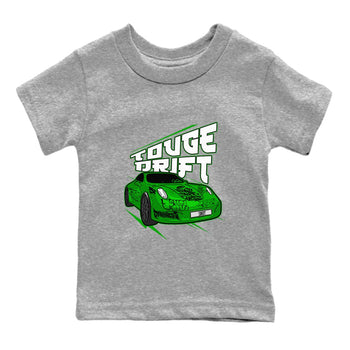 Air Jordan 5 Lucky Green shirt to match jordans Touge Drift sneaker tees AJ5 Lucky Green SNRT Sneaker Release Tees Baby Toddler Heather Grey 2 T-Shirt