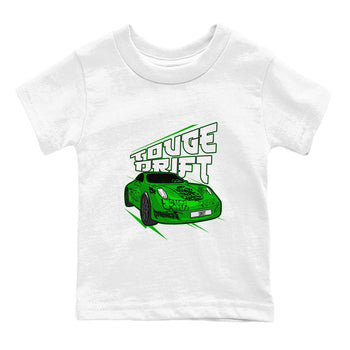 Air Jordan 5 Lucky Green shirt to match jordans Touge Drift sneaker tees AJ5 Lucky Green SNRT Sneaker Release Tees Baby Toddler White 2 T-Shirt
