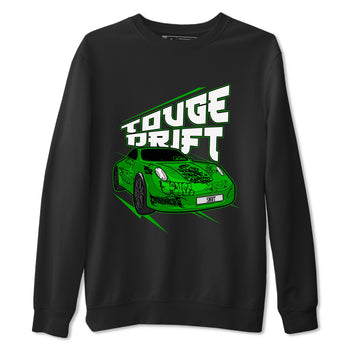 Air Jordan 5 Lucky Green shirt to match jordans Touge Drift sneaker tees AJ5 Lucky Green SNRT Sneaker Release Tees Unisex Black 2 T-Shirt