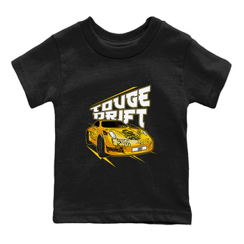 Air Jordan 6 Yellow Ochre shirt to match jordans Touge Drift sneaker tees AJ6 Yellow Ochre SNRT Sneaker Release Tees Baby Toddler Black 2 T-Shirt