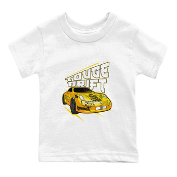 Air Jordan 6 Yellow Ochre shirt to match jordans Touge Drift sneaker tees AJ6 Yellow Ochre SNRT Sneaker Release Tees Baby Toddler White 2 T-Shirt