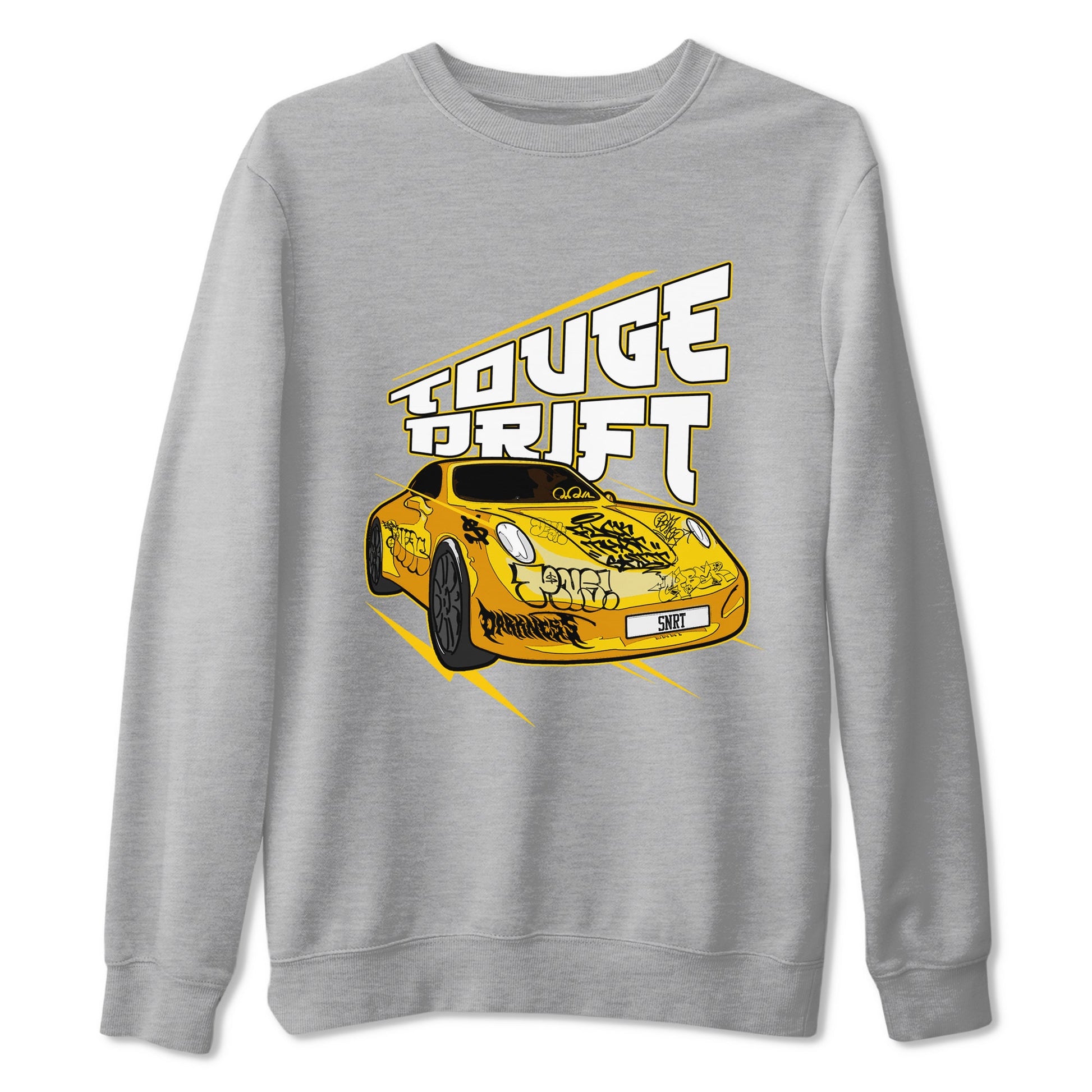 Air Jordan 6 Yellow Ochre shirt to match jordans Touge Drift sneaker tees AJ6 Yellow Ochre SNRT Sneaker Release Tees Unisex Heather Grey 2 T-Shirt