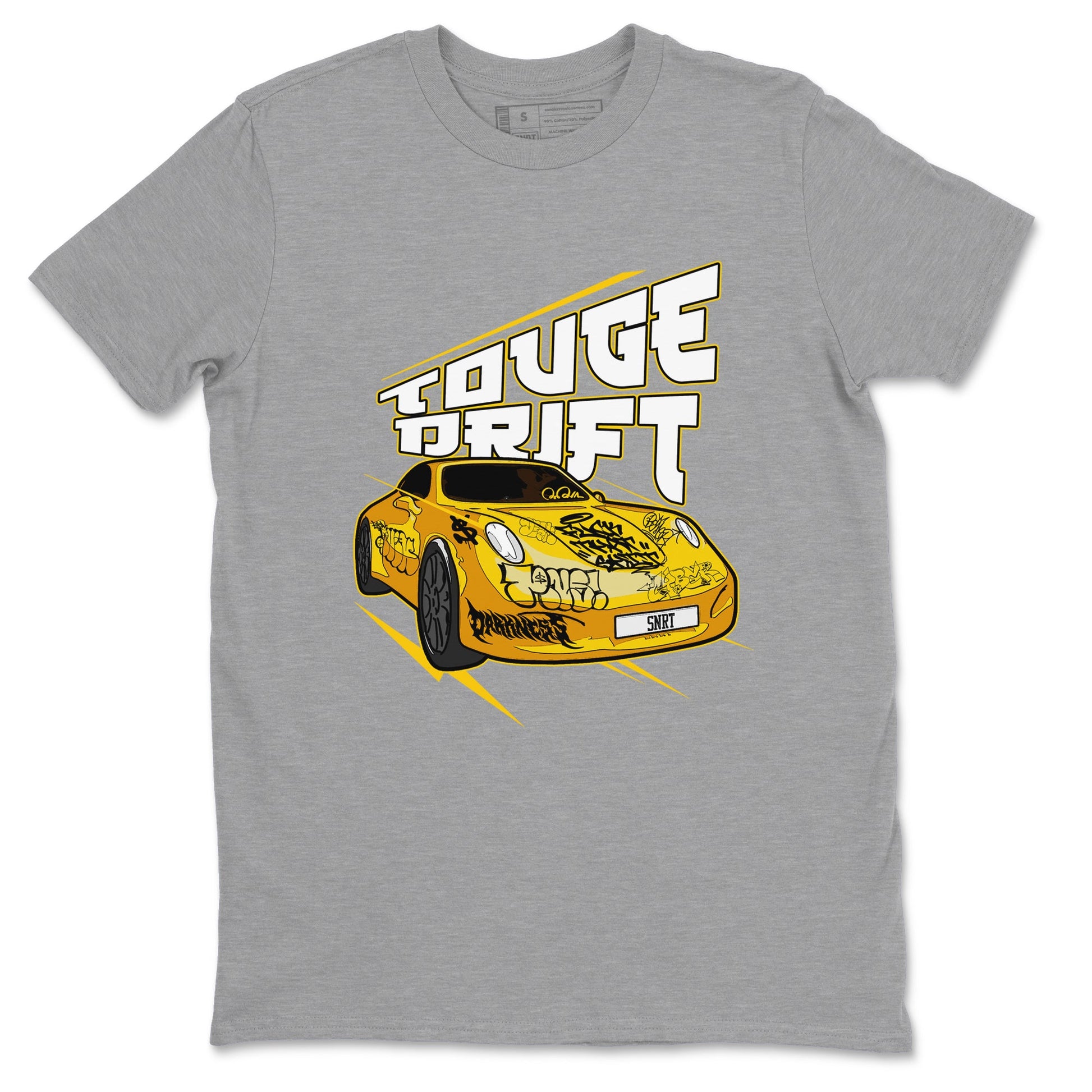 Air Jordan 6 Yellow Ochre shirt to match jordans Touge Drift sneaker tees AJ6 Yellow Ochre SNRT Sneaker Release Tees Unisex Heather Grey 2 T-Shirt