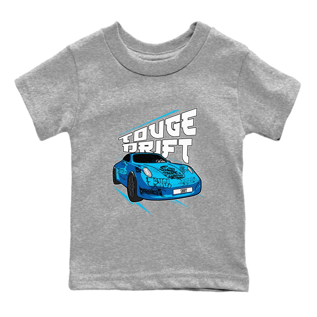 9s Powder Blue shirt to match jordans Touge Drift sneaker tees Air Jordan 9 Powder Blue SNRT sneaker release tees baby toddler Heather Grey 2 cotton Shirt