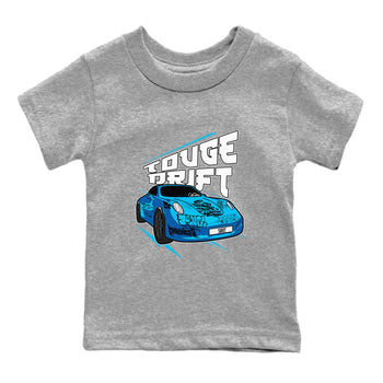 9s Powder Blue shirt to match jordans Touge Drift sneaker tees Air Jordan 9 Powder Blue SNRT sneaker release tees baby toddler Heather Grey 2 cotton Shirt