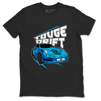 9s Powder Blue shirt to match jordans Touge Drift sneaker tees Air Jordan 9 Powder Blue SNRT Sneaker Release Tees unisex cotton Black 2 crew neck shirt