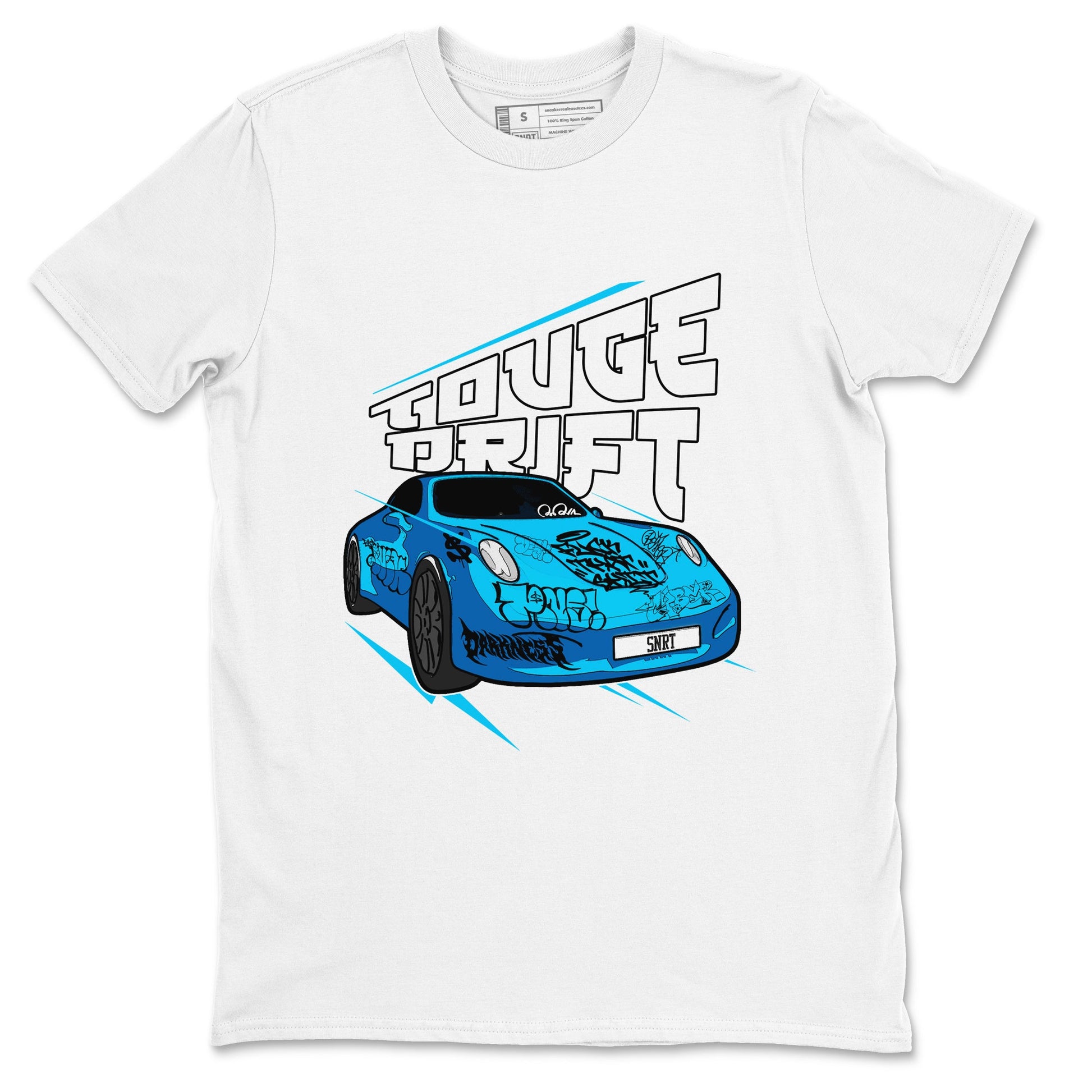 9s Powder Blue shirt to match jordans Touge Drift sneaker tees Air Jordan 9 Powder Blue SNRT Sneaker Release Tees unisex cotton White 2 crew neck shirt