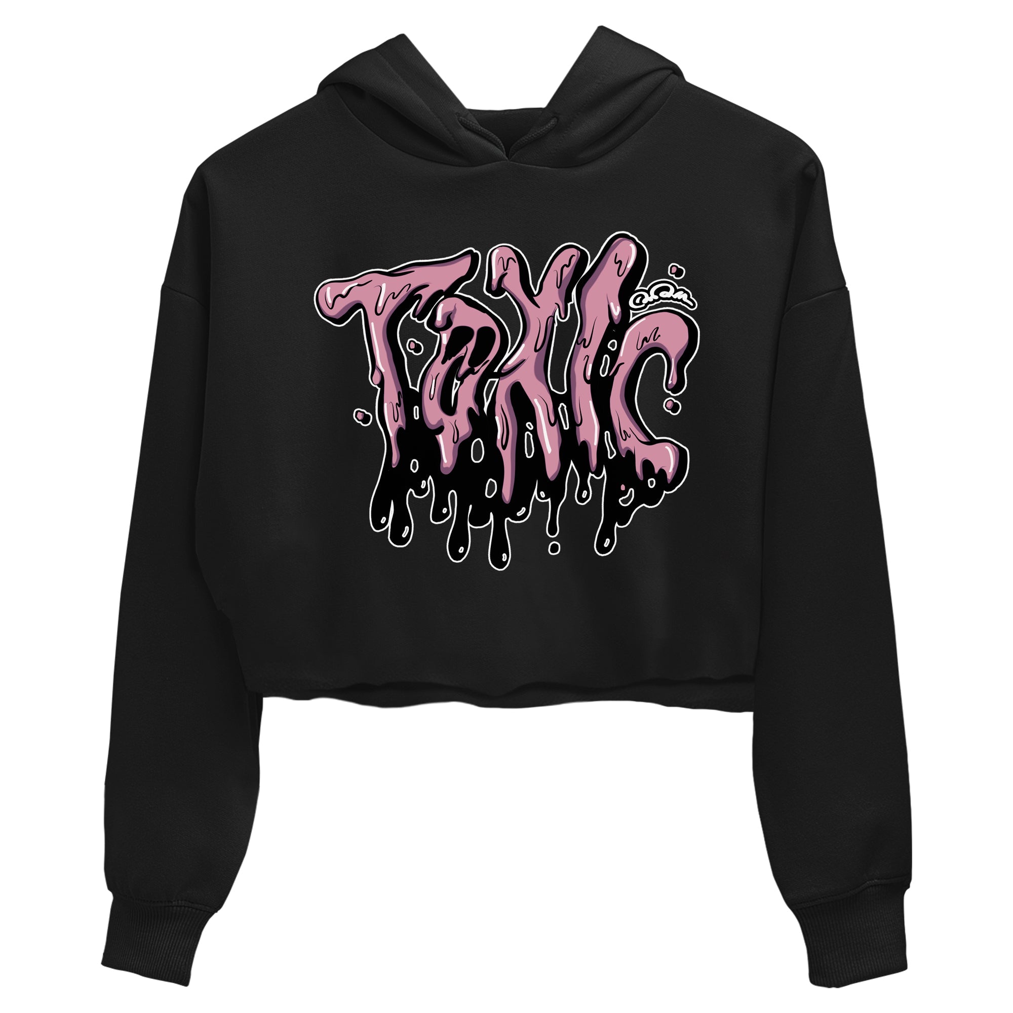 Air Jordan 1 Mauve shirt to match jordans Toxic sneaker tees AJ1Mauve SNRT Sneaker Release Tees Black 2 Crop T-Shirt