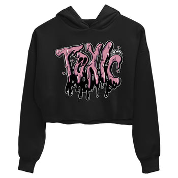 Air Jordan 1 Mauve shirt to match jordans Toxic sneaker tees AJ1Mauve SNRT Sneaker Release Tees Black 2 Crop T-Shirt