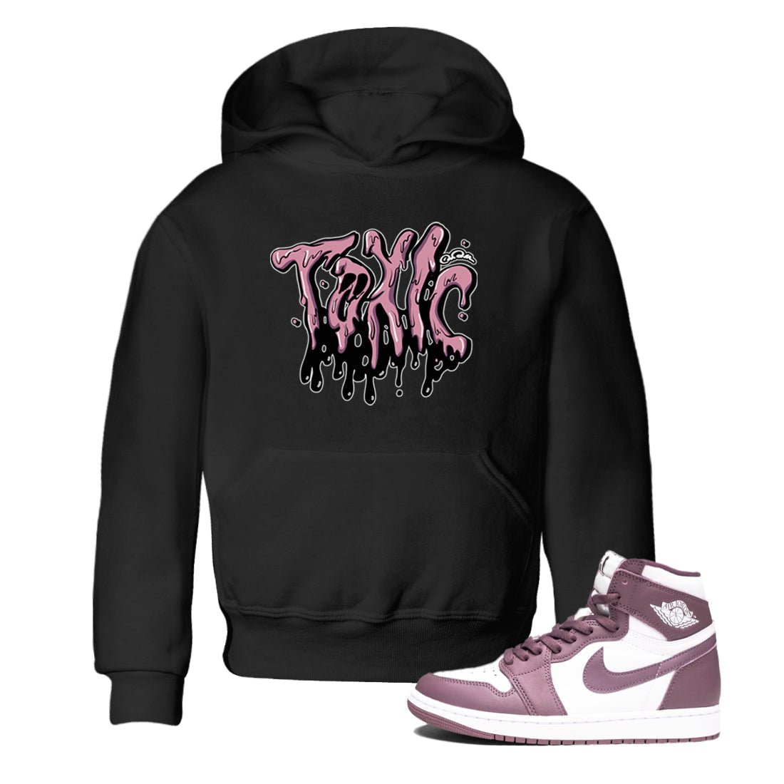 Air Jordan 1 Mauve shirt to match jordans Toxic sneaker tees AJ1Mauve SNRT Sneaker Release Tees Baby Toddler Black 1 T-Shirt