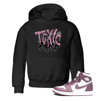 Air Jordan 1 Mauve shirt to match jordans Toxic sneaker tees AJ1Mauve SNRT Sneaker Release Tees Baby Toddler Black 1 T-Shirt