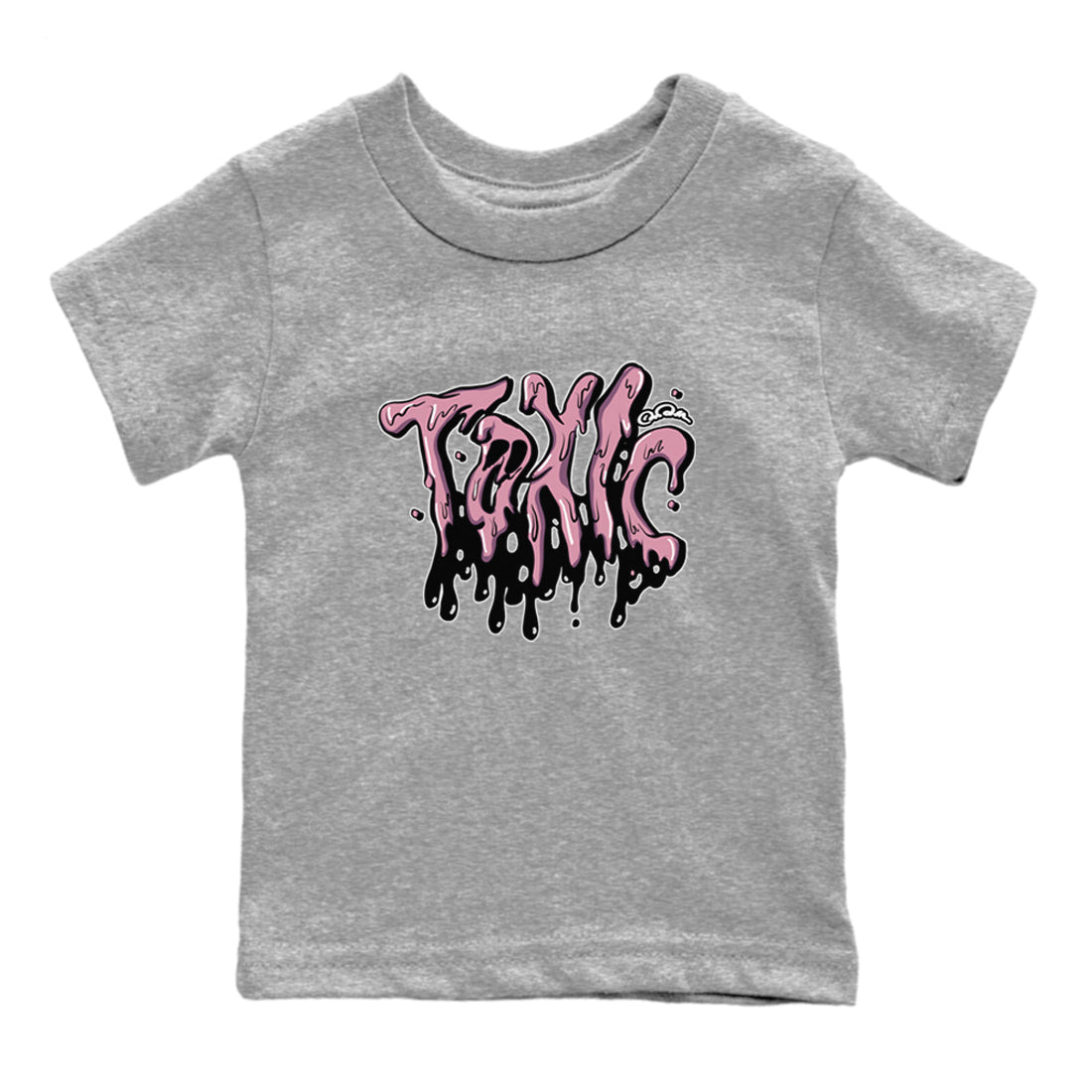 Air Jordan 1 Mauve shirt to match jordans Toxic sneaker tees AJ1Mauve SNRT Sneaker Release Tees Baby Toddler Heather Grey 2 T-Shirt