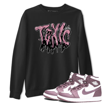 Air Jordan 1 Mauve shirt to match jordans Toxic sneaker tees AJ1Mauve SNRT Sneaker Release Tees Unisex Black 1 T-Shirt