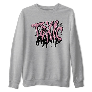 Air Jordan 1 Mauve shirt to match jordans Toxic sneaker tees AJ1Mauve SNRT Sneaker Release Tees Unisex Heather Grey 2 T-Shirt
