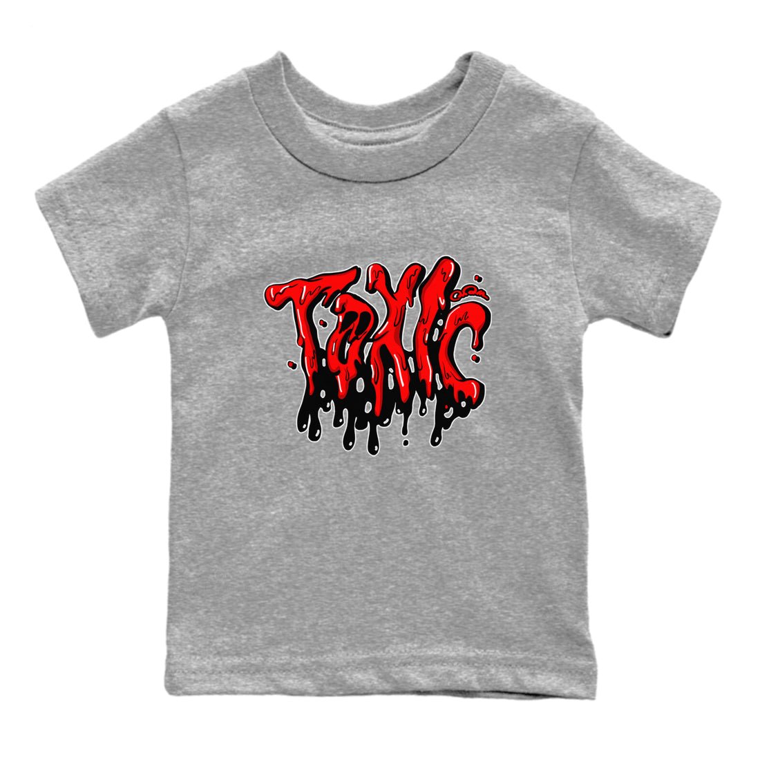 Air Jordan 1 Satin Bred shirt to match jordans Toxic sneaker tees AJ1Satin Bred SNRT Sneaker Release Tees Baby Toddler Heather Grey 2 T-Shirt