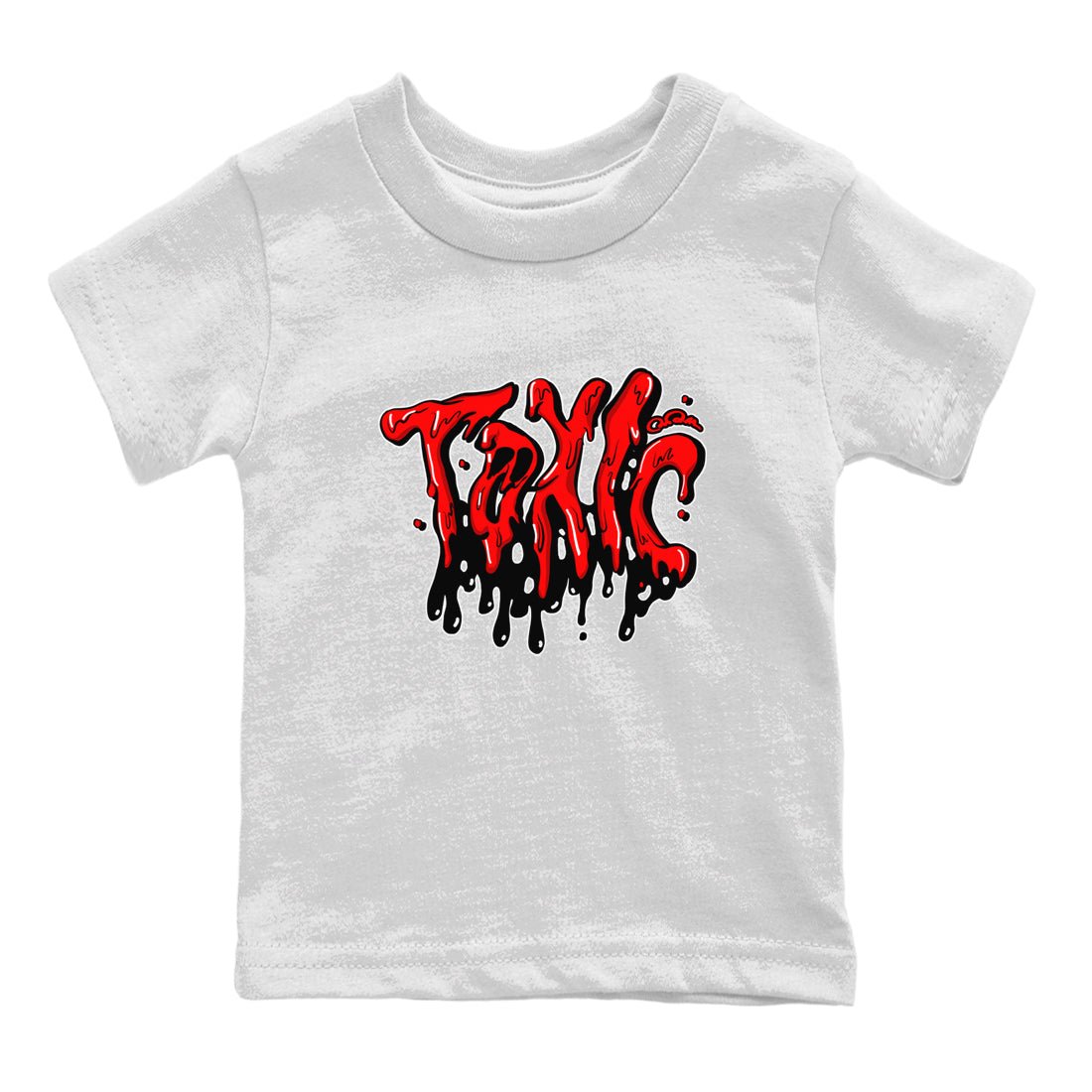 Air Jordan 1 Satin Bred shirt to match jordans Toxic sneaker tees AJ1Satin Bred SNRT Sneaker Release Tees Baby Toddler White 2 T-Shirt