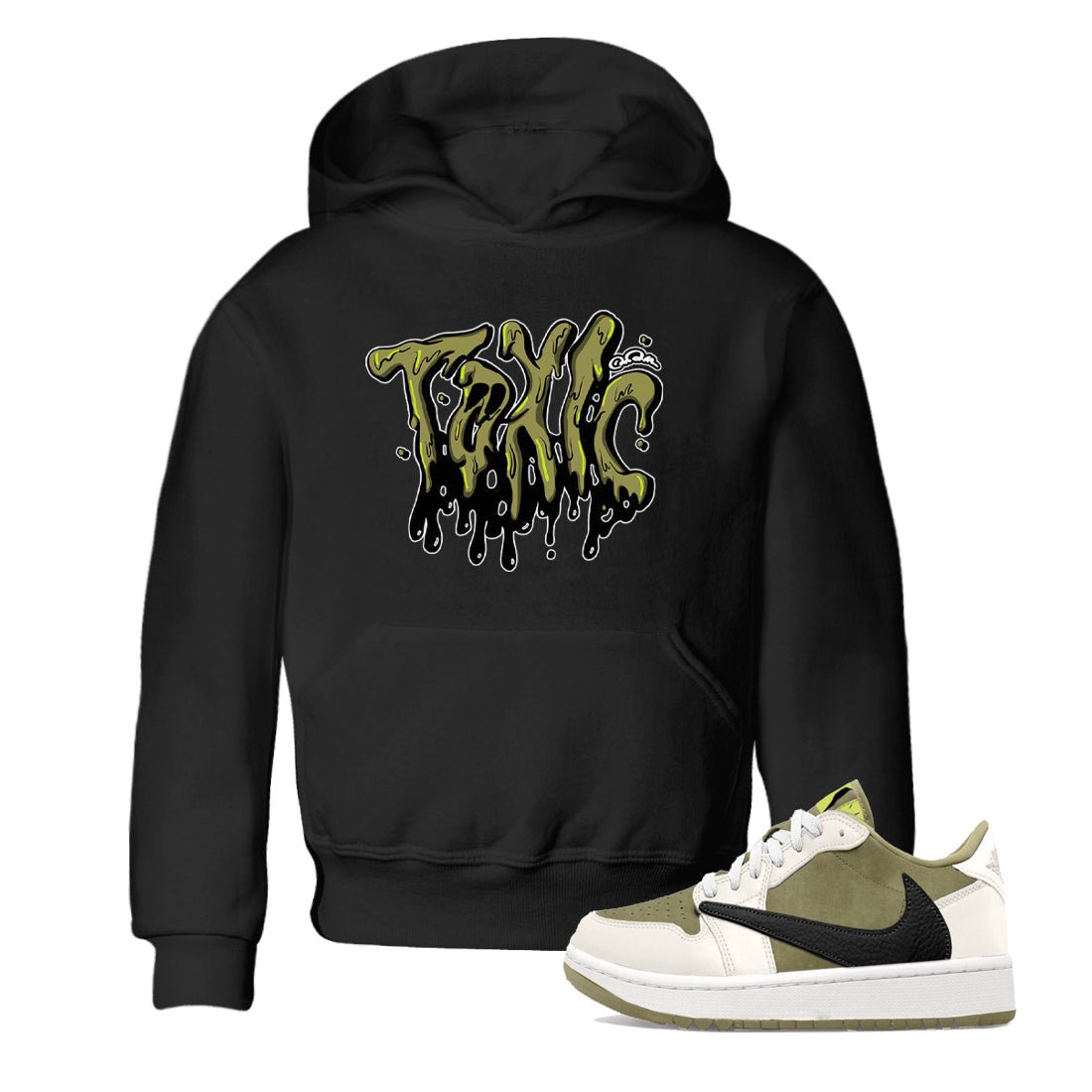 Air Jordan 1 Travis Scott Golf shirt to match jordans Toxic sneaker tees AJ1 lowTravis Scott Golf SNRT Sneaker Release Tees Baby Toddler Black 1 T-Shirt