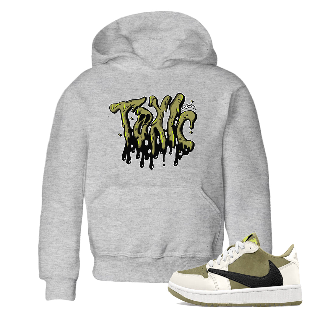 Air Jordan 1 Travis Scott Golf shirt to match jordans Toxic sneaker tees AJ1 lowTravis Scott Golf SNRT Sneaker Release Tees Baby Toddler Heather Grey 1 T-Shirt