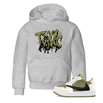 Air Jordan 1 Travis Scott Golf shirt to match jordans Toxic sneaker tees AJ1 lowTravis Scott Golf SNRT Sneaker Release Tees Baby Toddler Heather Grey 1 T-Shirt