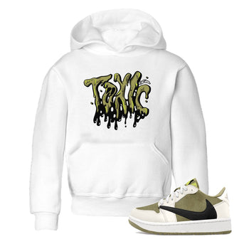 Air Jordan 1 Travis Scott Golf shirt to match jordans Toxic sneaker tees AJ1 lowTravis Scott Golf SNRT Sneaker Release Tees Baby Toddler White 1 T-Shirt