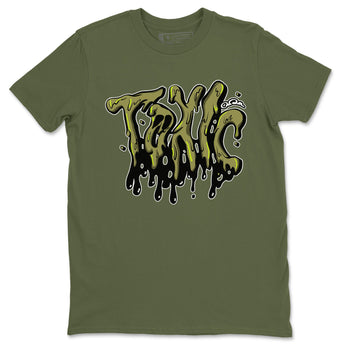 Air Jordan 1 Travis Scott Golf shirt to match jordans Toxic sneaker tees AJ1 lowTravis Scott Golf SNRT Sneaker Release Tees Unisex Military Green 2 T-Shirt