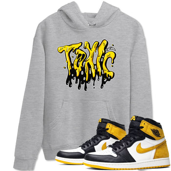 1s Yellow Ochre shirt to match jordans Toxic sneaker tees Air Jordan 1 Yellow Ochre SNRT Sneaker Release Tees unisex cotton Heather Grey 1 crew neck shirt