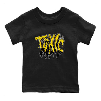 1s Yellow Ochre shirt to match jordans Toxic sneaker tees Air Jordan 1 Yellow Ochre SNRT sneaker release tees baby toddler Black 2 cotton Shirt