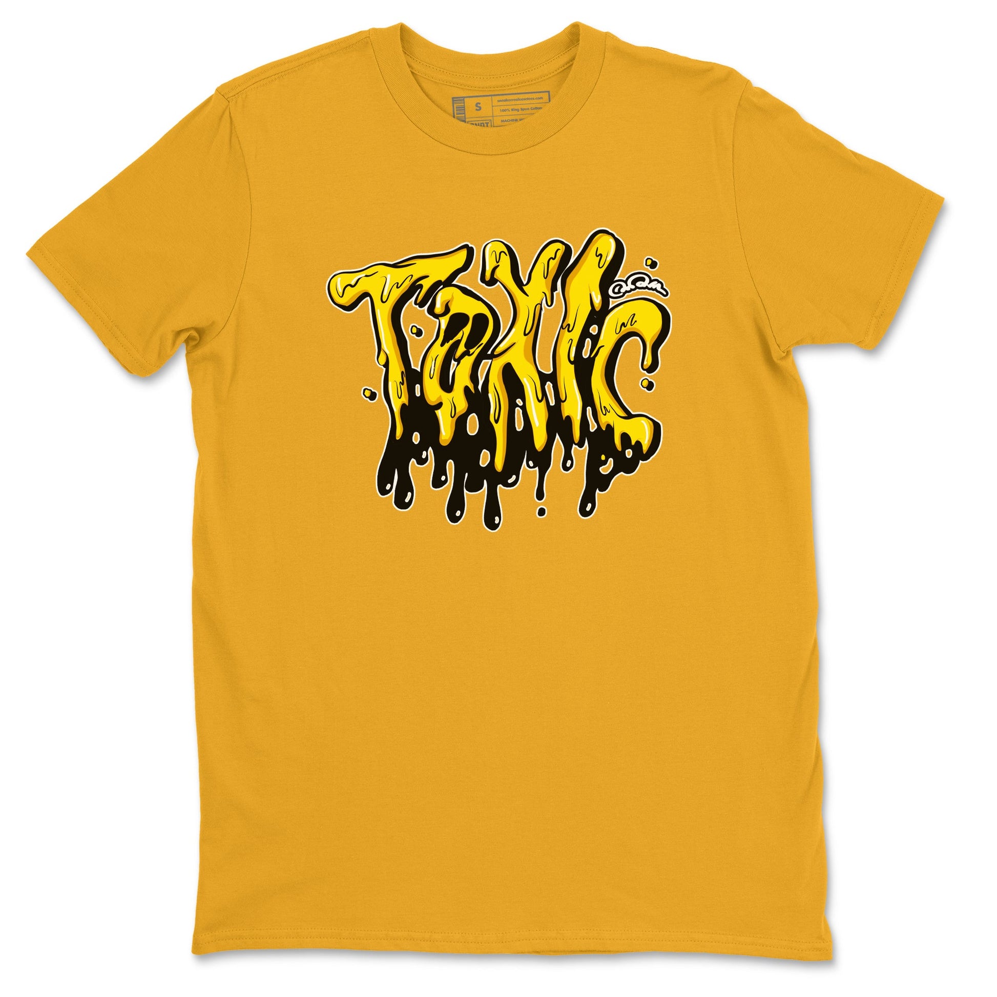 1s Yellow Ochre shirt to match jordans Toxic sneaker tees Air Jordan 1 Yellow Ochre SNRT Sneaker Release Tees unisex cotton Gold 2 crew neck shirt