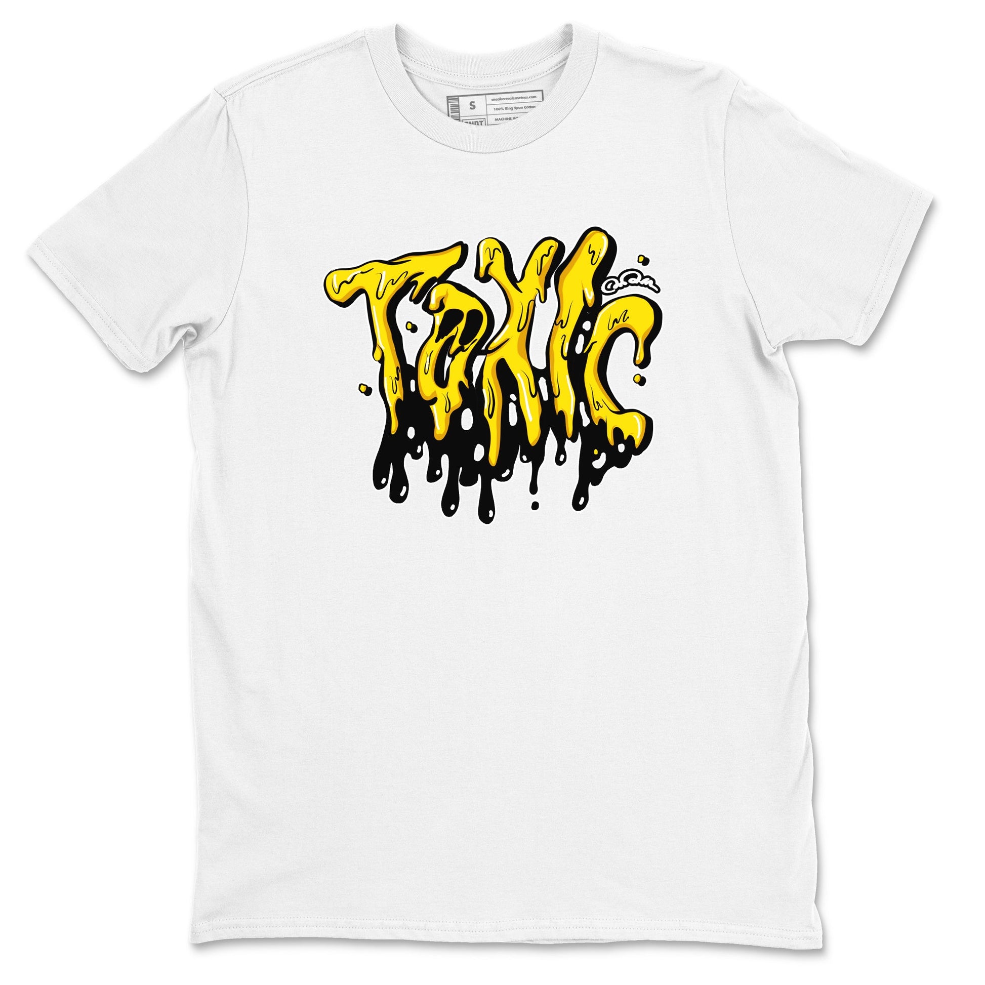 1s Yellow Ochre shirt to match jordans Toxic sneaker tees Air Jordan 1 Yellow Ochre SNRT Sneaker Release Tees unisex cotton White 2 crew neck shirt