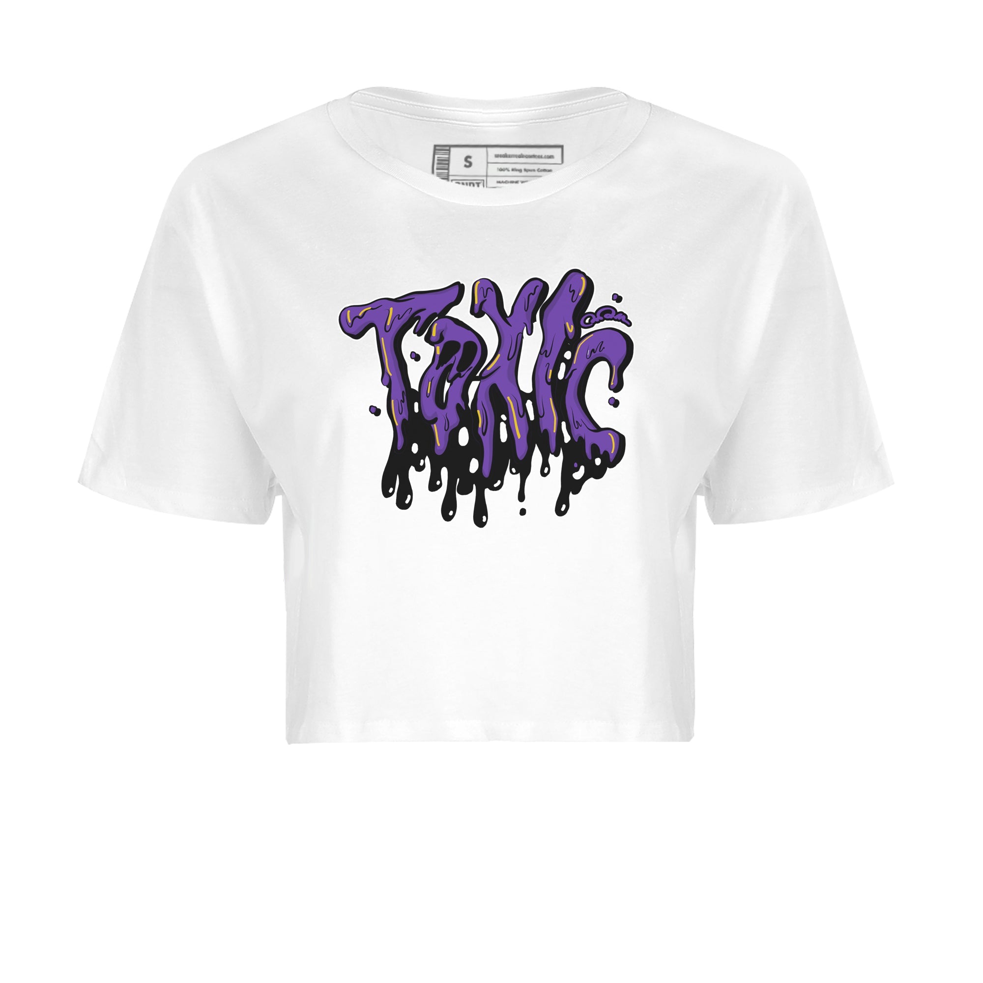 Air Jordan 12 Field Purple Sneaker Match Tees Toxic Sneaker Tees AJJordan 12 Lakers Sneaker Release Tees Women's Shirts White 2