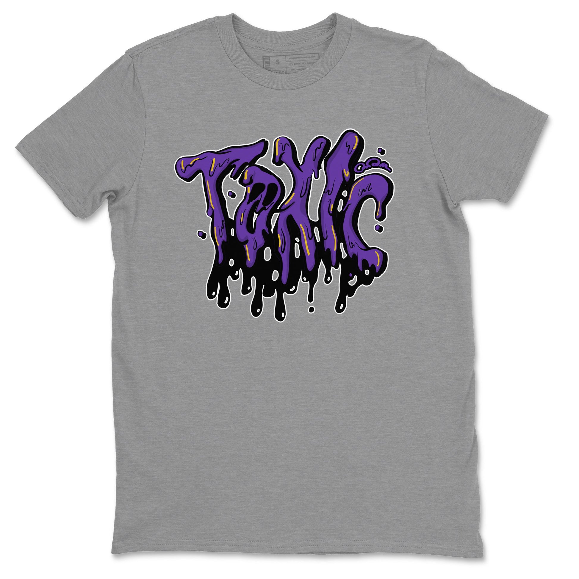 Air Jordan 12 Field Purple Sneaker Match Tees Toxic Sneaker Tees AJJordan 12 Lakers Sneaker Release Tees Unisex Shirts Heather Grey 2