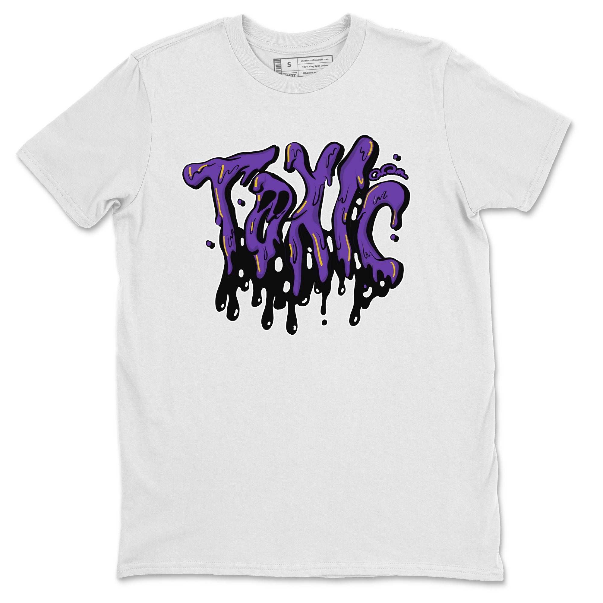 Air Jordan 12 Field Purple Sneaker Match Tees Toxic Sneaker Tees AJJordan 12 Lakers Sneaker Release Tees Unisex Shirts White 2