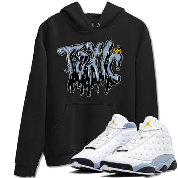 Air Jordan 13 Blue Grey shirt to match jordans Toxic sneaker tees AJ13 Blue Grey SNRT Sneaker Release Tees unisex cotton Black 1 crew neck shirt