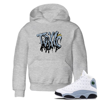 Air Jordan 13 Blue Grey shirt to match jordans Toxic sneaker tees AJ13 Blue Grey SNRT sneaker release tees baby toddler Heather Grey 1 cotton Shirt