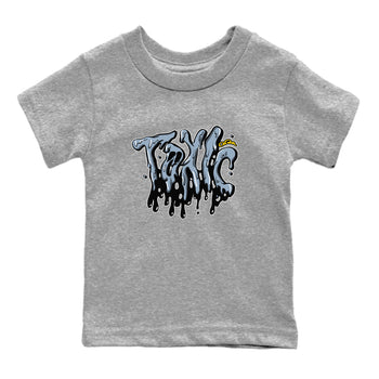 Air Jordan 13 Blue Grey shirt to match jordans Toxic sneaker tees AJ13 Blue Grey SNRT sneaker release tees baby toddler Heather Grey 2 cotton Shirt