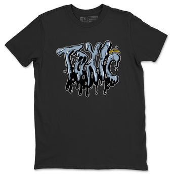 Air Jordan 13 Blue Grey shirt to match jordans Toxic sneaker tees AJ13 Blue Grey SNRT Sneaker Release Tees unisex cotton Black 2 crew neck shirt