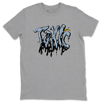 Air Jordan 13 Blue Grey shirt to match jordans Toxic sneaker tees AJ13 Blue Grey SNRT Sneaker Release Tees unisex cotton Heather Grey 2 crew neck shirt
