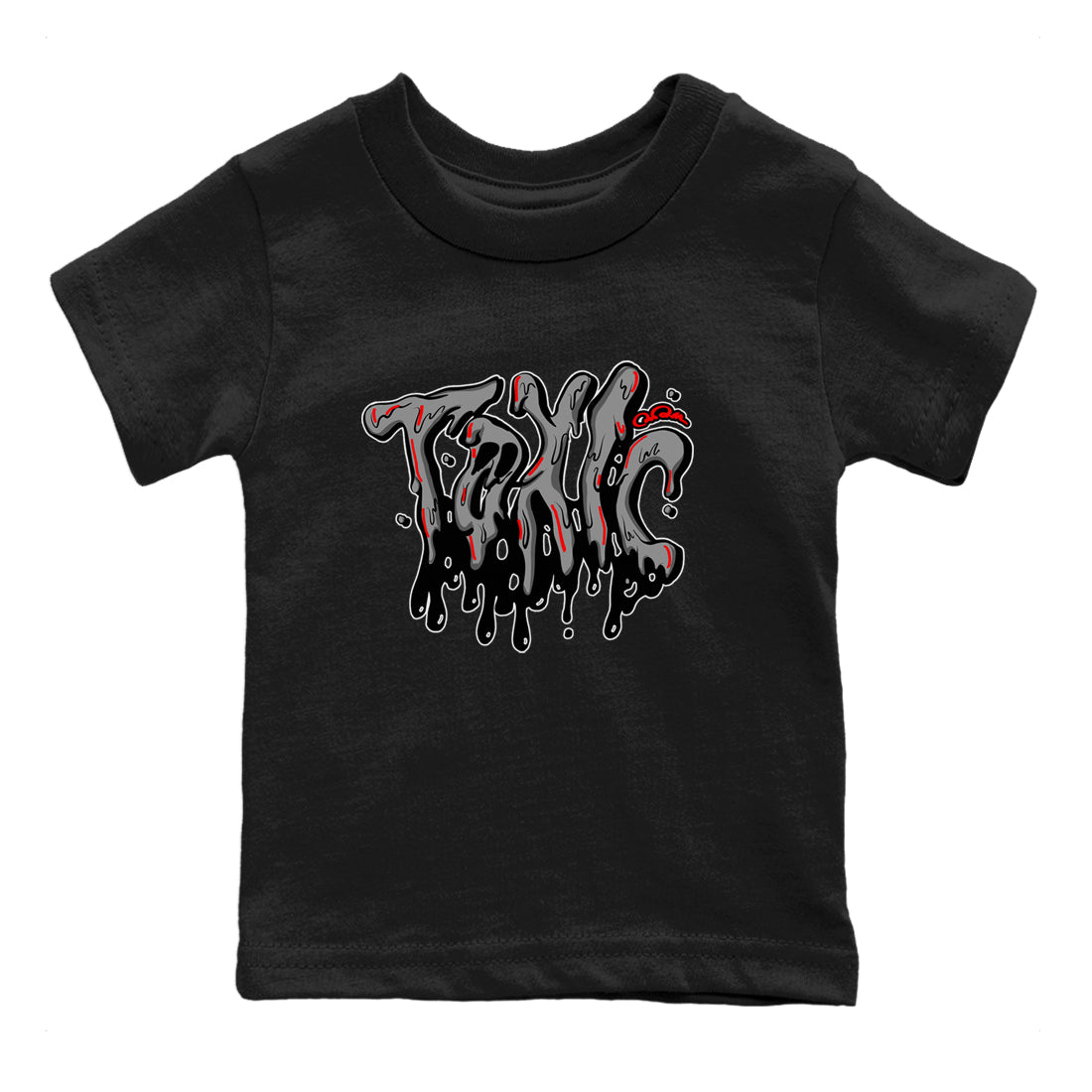 Air Jordan 4 Bred Reimagined shirt to match jordans Toxic sneaker tees AJ4 Bred Reimagined SNRT sneaker release tees baby toddler Black 2 cotton Shirt