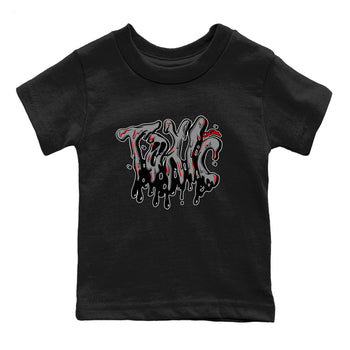 Air Jordan 4 Bred Reimagined shirt to match jordans Toxic sneaker tees AJ4 Bred Reimagined SNRT sneaker release tees baby toddler Black 2 cotton Shirt