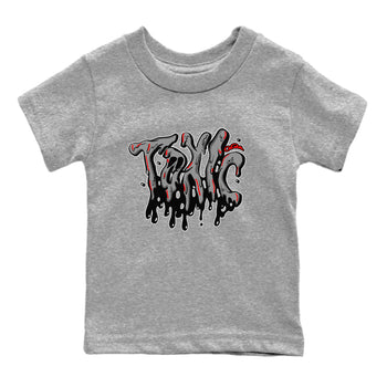 Air Jordan 4 Bred Reimagined shirt to match jordans Toxic sneaker tees AJ4 Bred Reimagined SNRT sneaker release tees baby toddler Heather Grey 2 cotton Shirt
