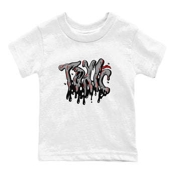 Air Jordan 4 Bred Reimagined shirt to match jordans Toxic sneaker tees AJ4 Bred Reimagined SNRT sneaker release tees baby toddler White 2 cotton Shirt
