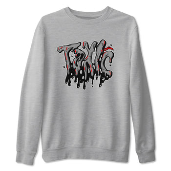Air Jordan 4 Bred Reimagined shirt to match jordans Toxic sneaker tees AJ4 Bred Reimagined SNRT Sneaker Release Tees unisex cotton Heather Grey 2 crew neck shirt