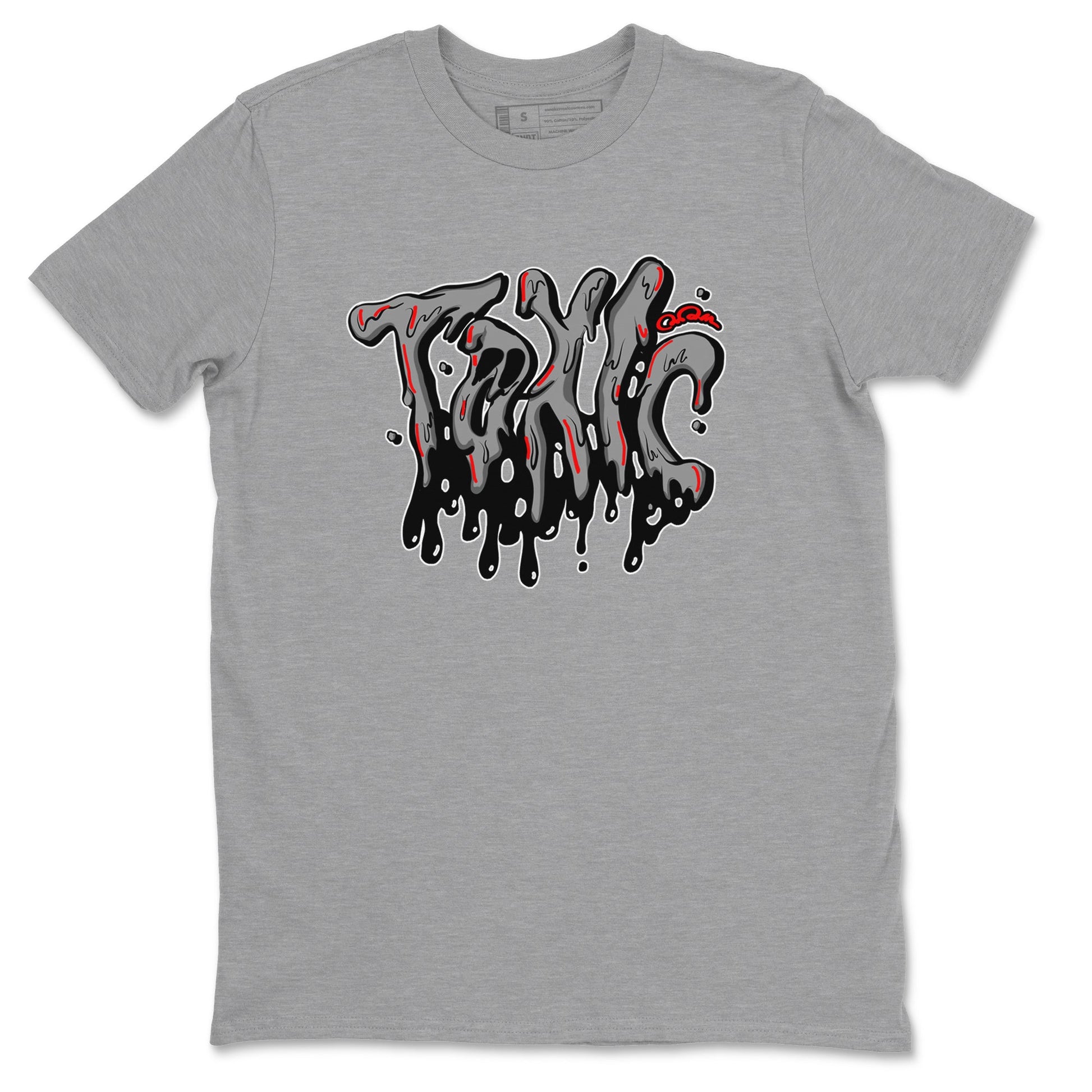 Air Jordan 4 Bred Reimagined shirt to match jordans Toxic sneaker tees AJ4 Bred Reimagined SNRT Sneaker Release Tees unisex cotton Heather Grey 2 crew neck shirt