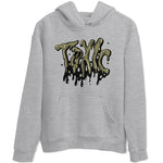 Air Jordan 4 Medium Olive shirt to match jordans Toxic sneaker tees AJ4Medium Olive SNRT Sneaker Release Tees Unisex Heather Grey 2 T-Shirt
