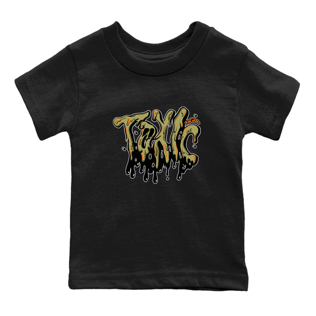Air Jordan 5 Olive shirt to match jordans Toxic sneaker tees AJ5 Olive SNRT sneaker release tees baby toddler Black 2 cotton Shirt