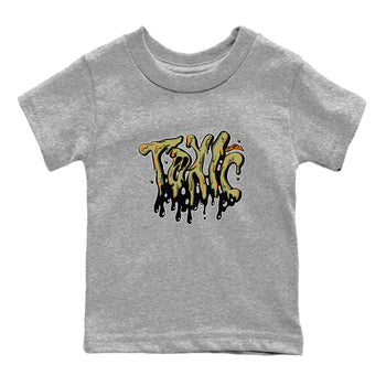 Air Jordan 5 Olive shirt to match jordans Toxic sneaker tees AJ5 Olive SNRT sneaker release tees baby toddler Heather Grey 2 cotton Shirt