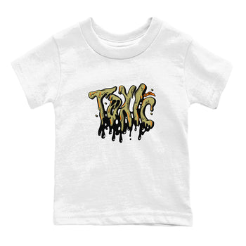 Air Jordan 5 Olive shirt to match jordans Toxic sneaker tees AJ5 Olive SNRT sneaker release tees baby toddler White 2 cotton Shirt