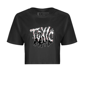 Air Jordan 7 Infrared Sneaker Match Tees Toxic Sneaker Tees AJ7 Infrared Sneaker Release Tees Women's Shirts Black 2