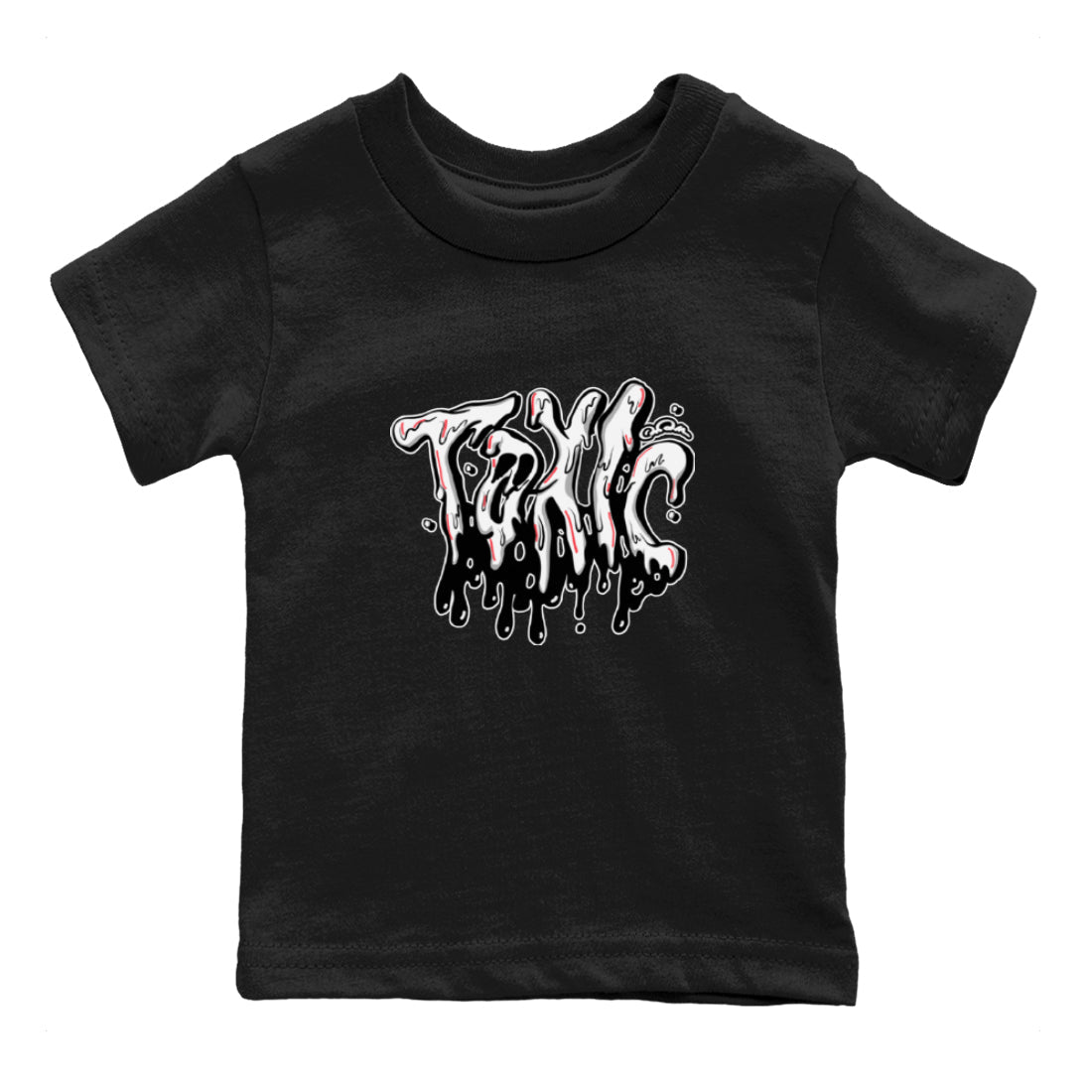Air Jordan 7 Infrared Sneaker Match Tees Toxic Sneaker Tees AJ7 Infrared Sneaker Release Tees Kids Shirts Black 2